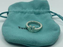 Tiffany &amp; Co Sterling Silver T Ring - $179.99