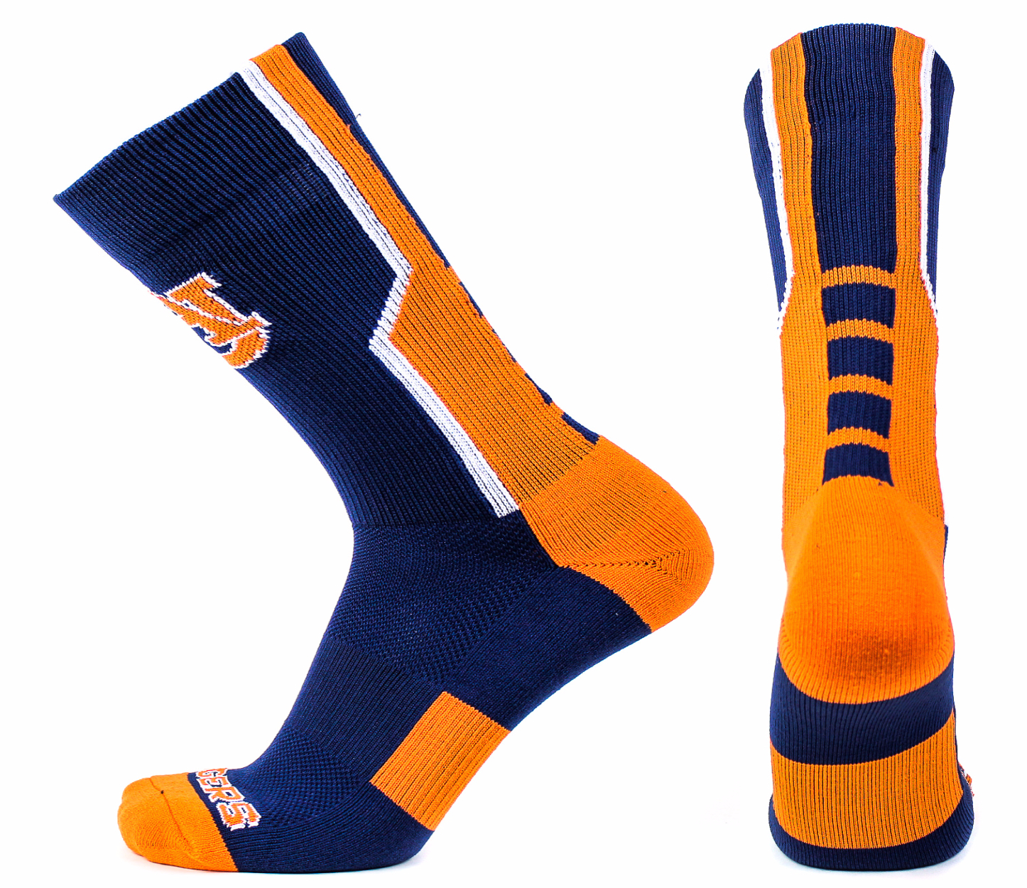 Auburn University Licensed Blue Sports Performance Socks - College-NCAA