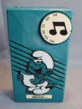 Nasta Smurfs Transistor AM Radio 1982 Vintage Smurf Hong Kong SEE VIDEO - $16.78