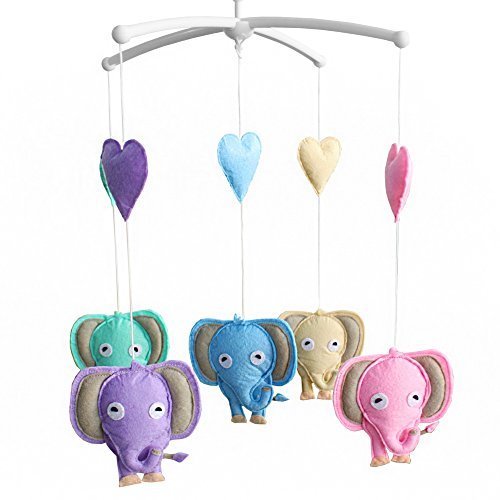 Infant Crib Musical Mobile Elephant Baby And 16 Similar Items