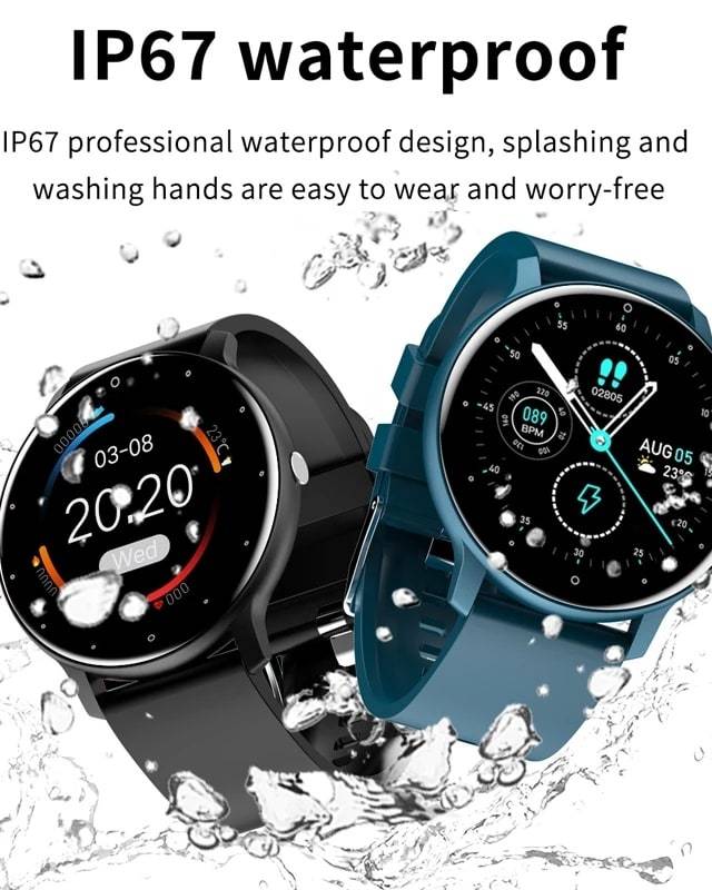 Fashion Fitness Smartwatch Heart Rate Blood Pressure Monitoring Sports Tracker
