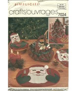 Simplicity Sewing Pattern 7024 Christmas Decorating New Uncut - $9.98