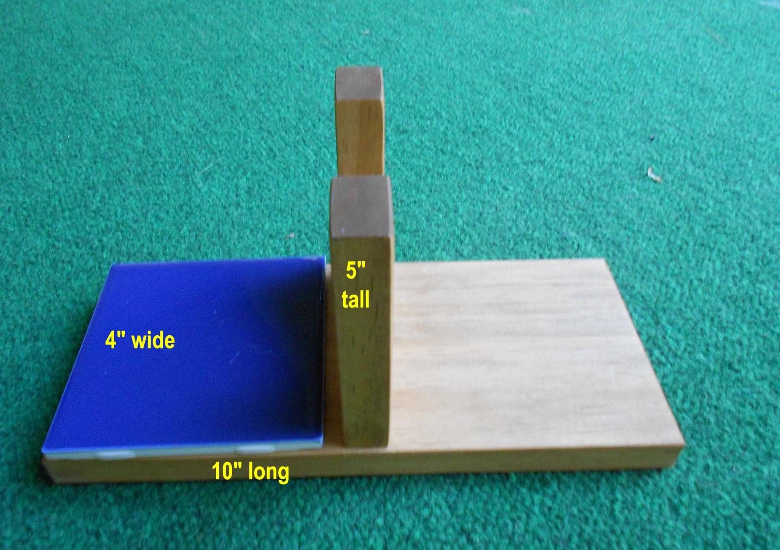 Handcrafted Wooden Hot Glue Gun Stand Holder with ceramic drip pad