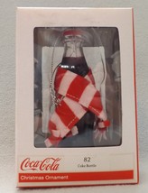 4" Coca Cola Bottle with Scarf Ornament by Kurt S Adler - $14.99