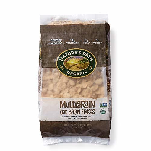 Nature’s Path Multigrain Oat Bran Flakes Cereal, Healthy, Organic, 32