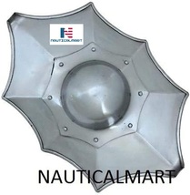 NauticalMart Grand Master Polished Medieval European Fencing Buckler SteelShield image 2