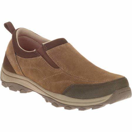 Wrangler Men's Gan Genuine Leather Brown Memory Foam Slip-on Shoes (7 M ...