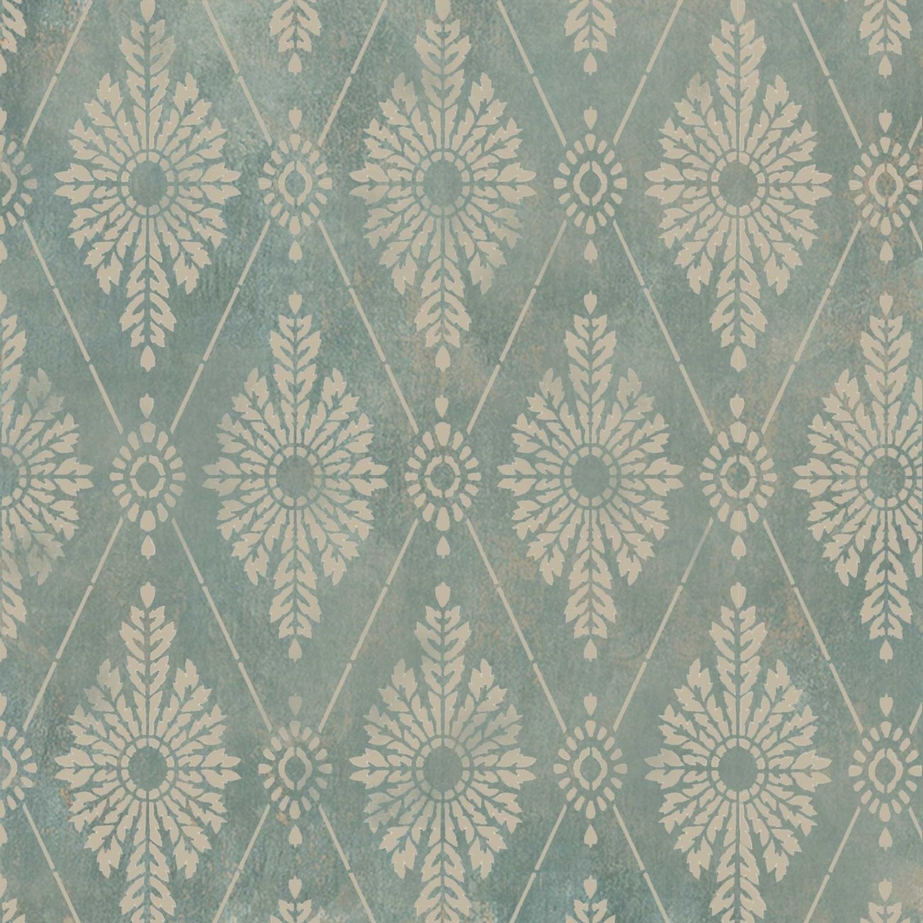 Diamond Damask Stencil DIY Stencils for decor better than wallpaper