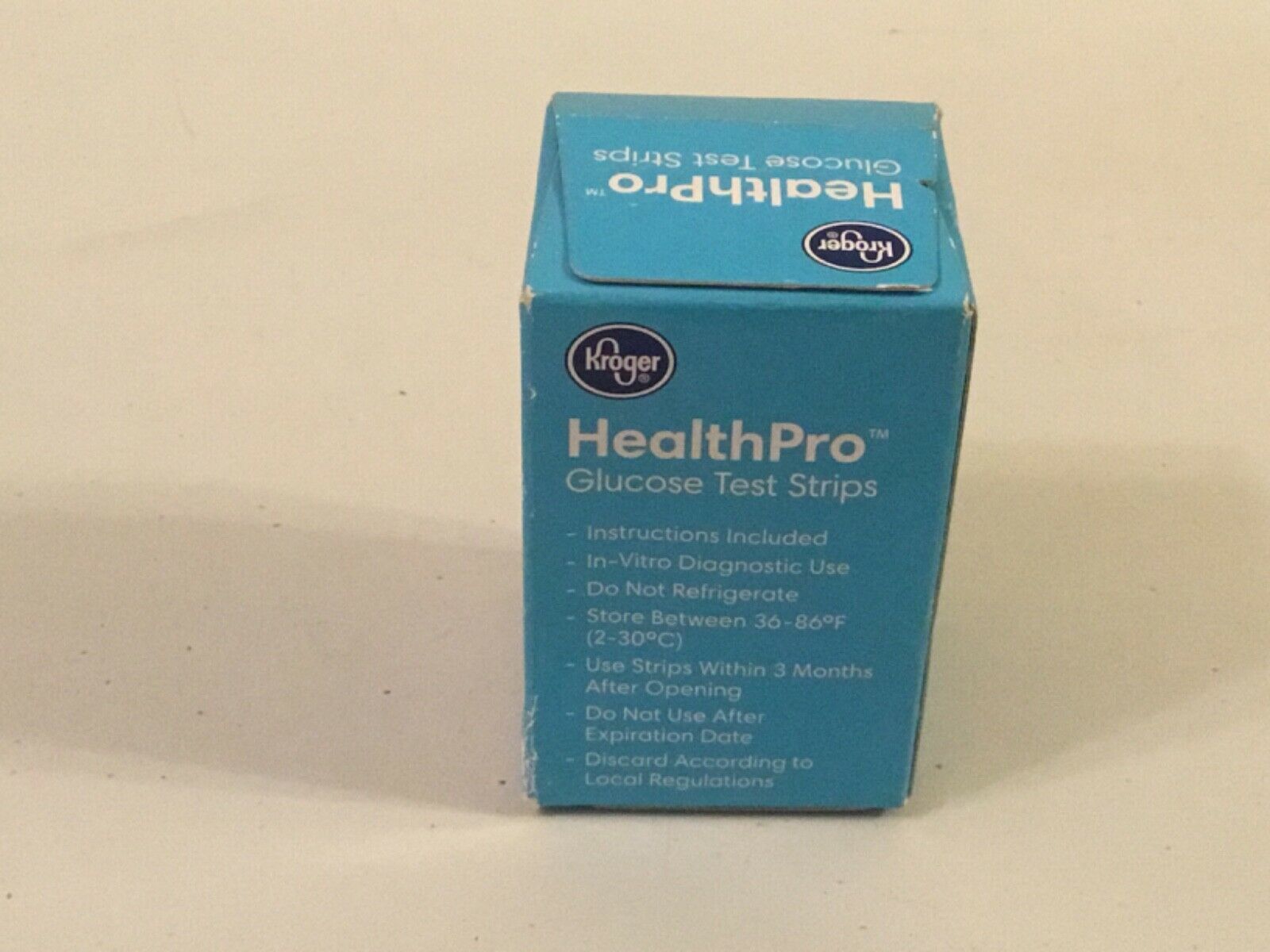 Kroger Health Pro Test Strips Box of 25 EXP 10172021 BRKN 1 Test Strips