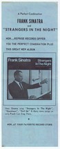 VINTAGE 1966 WQV 14 Pittsburgh Music Survey w/ Frank Sinatra Advertisement