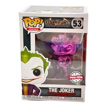 Funko POP The Joker 53 Figure Purple Chrome Special Edition Batman Arkham Asylum - $21.71