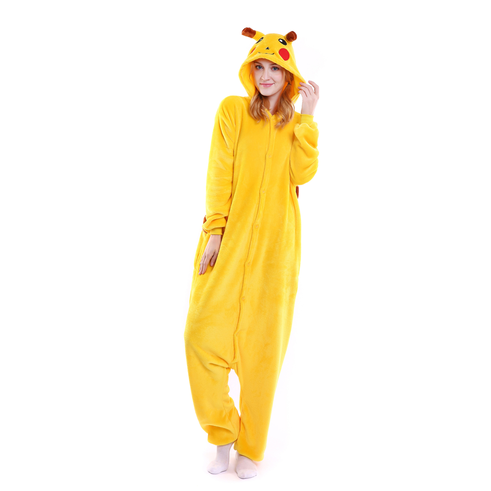 Cosplay Adult Kigurumi Animal Onesies Jumpsuit Costume Pajamas Pikachu