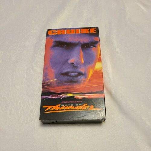 Days of Thunder VHS 1991 Paramount Presentations Tom Cruise Action ...