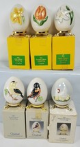 Goebel Annual Easter Eggs w/ Boxes Lot of 6 YEARS 82-84-85-87-89-95 - $29.97