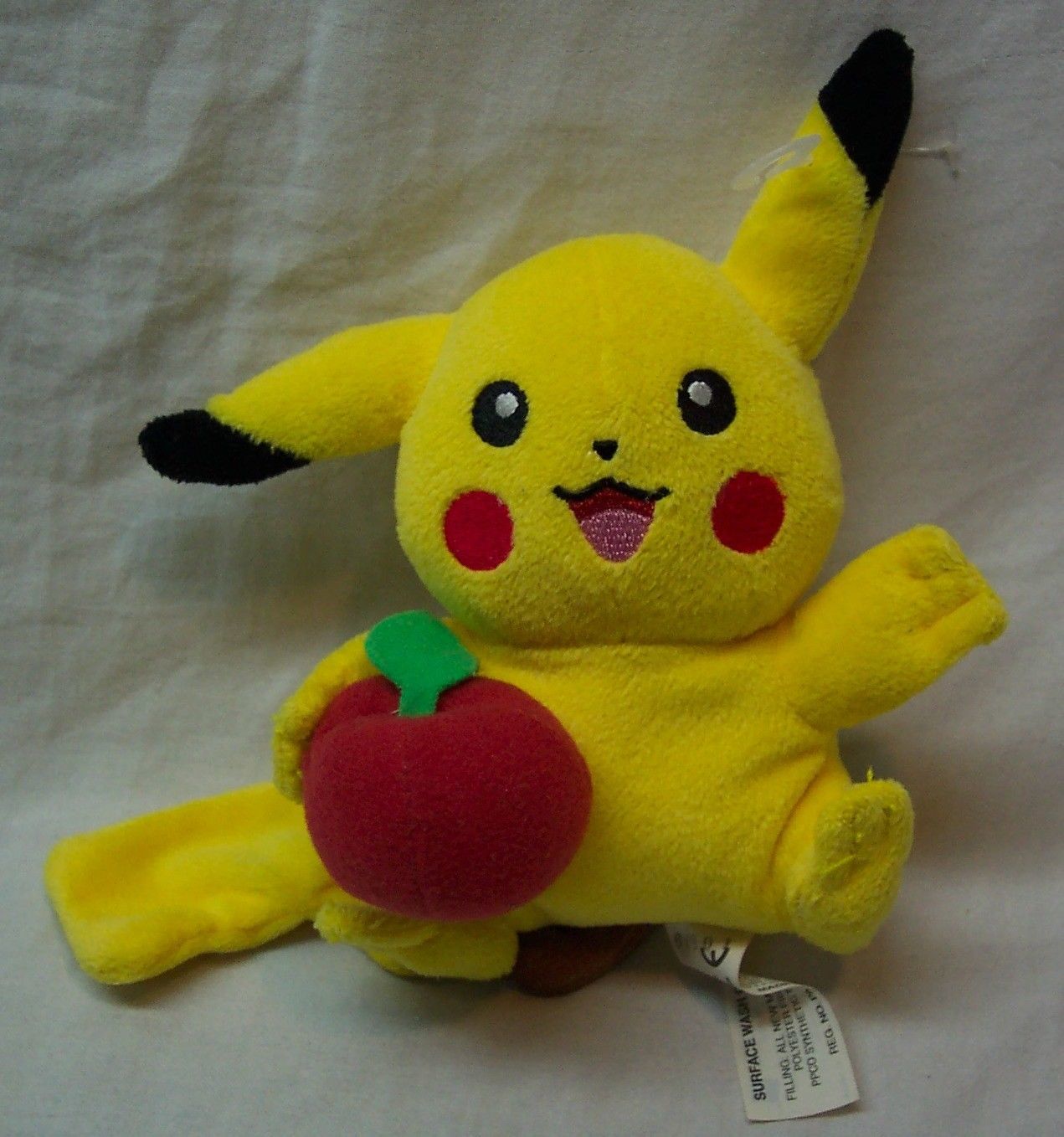 pikachu with apple plush