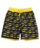 BATMAN DC COMICS UPF-50+ Bathing Suit Swim Trunks NWT Boys Sizes 4 or 5-6 - $16.26