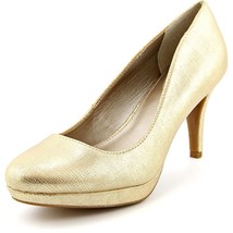 A. Madyson Platform Classic Heels - Gold 6.5 M US - $40.10