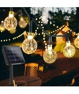 Garden Solar Light 50 LED 24ft 8 Modes Waterproof Crystal Ball Decorativ... - $44.20+