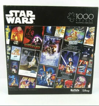 Star Wars &quot;ORIGINAL TRILOGY POSTERS&quot; 1000 Piece Jigsaw Buffalo Games Puz... - $22.52