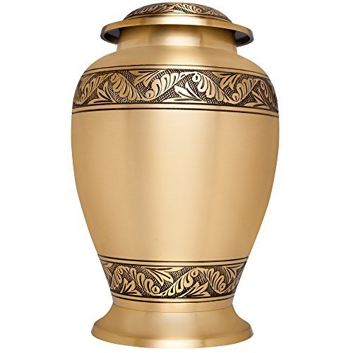 Bronze Funeral Urn by Liliane Memorials Cremation Urn for Human Ashes Hand Ma Cremation Urns