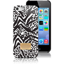 Macbeth Celebrity Apple iPhone 5C Hardshell Case, Leopard, Black/White - $7.91