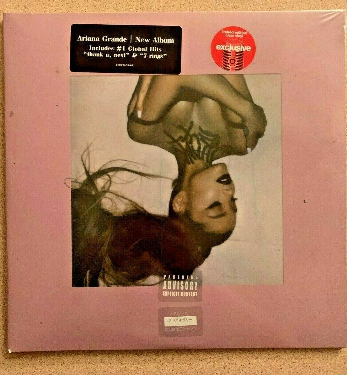 Ariana Grande Thank U Next Double Clear Colored Vinyl LP ...