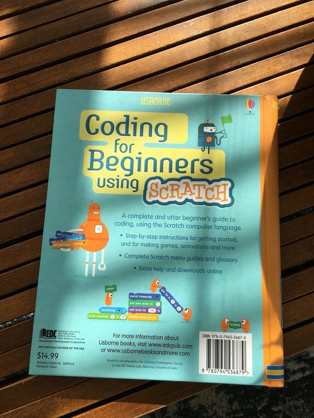 Scratch Coding For Beginners Using Book Computer Usborne Strings 0768