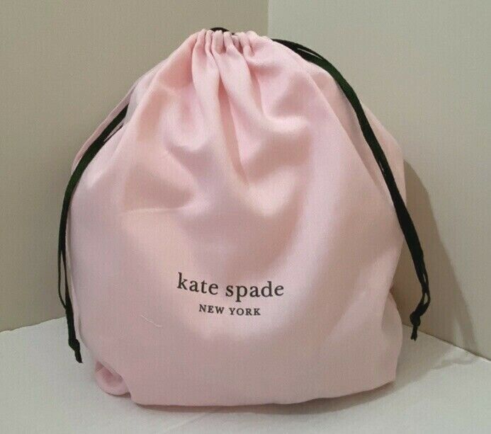 New Kate Spade Medium Drawstring Dust bag size 13.5 x 11 Pink