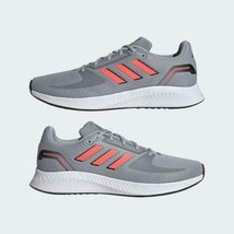 Adidas Unisex Kids Runfalcon 2.0 Running Shoe, Grey/Crew Navy/Silver FY5899 - $52.94