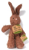 1 Count Spunky Pup Craft Collection Certified Organic Cotton Brown Bunny Dog Toy