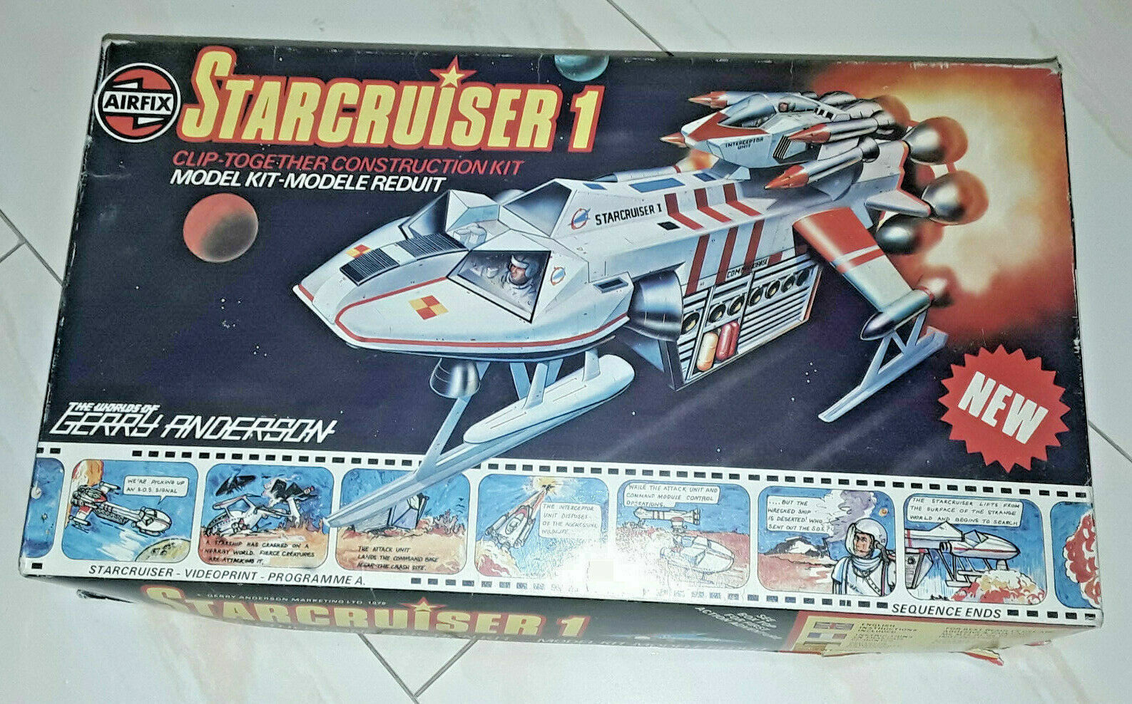 Modellino Astronave Airfix Starcruiser 1 Vintage model kit 1978 Gerry ...