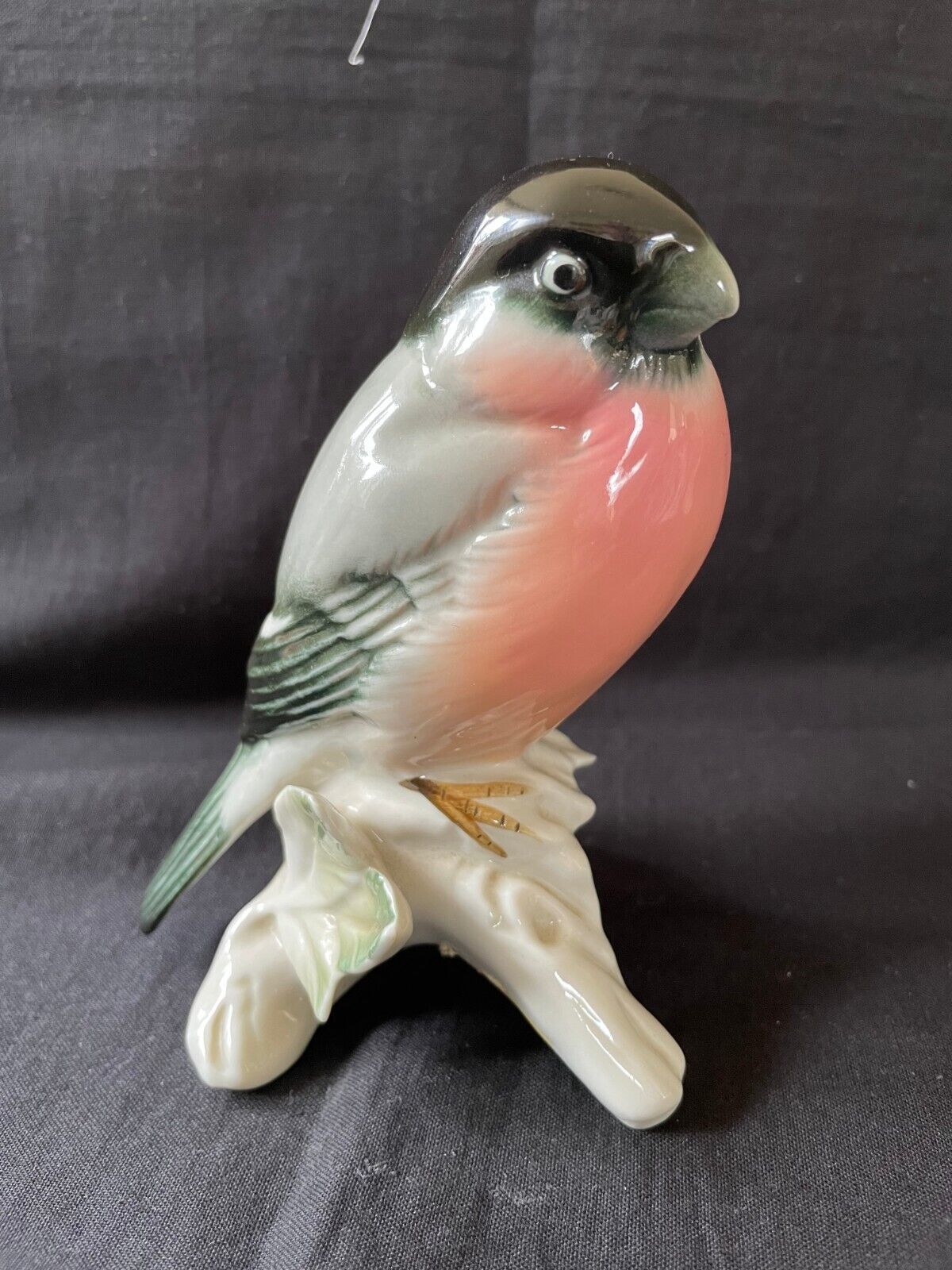 Karl Ens Bird Bullfinch Germany Antique Porcelain Statue Figurine ...