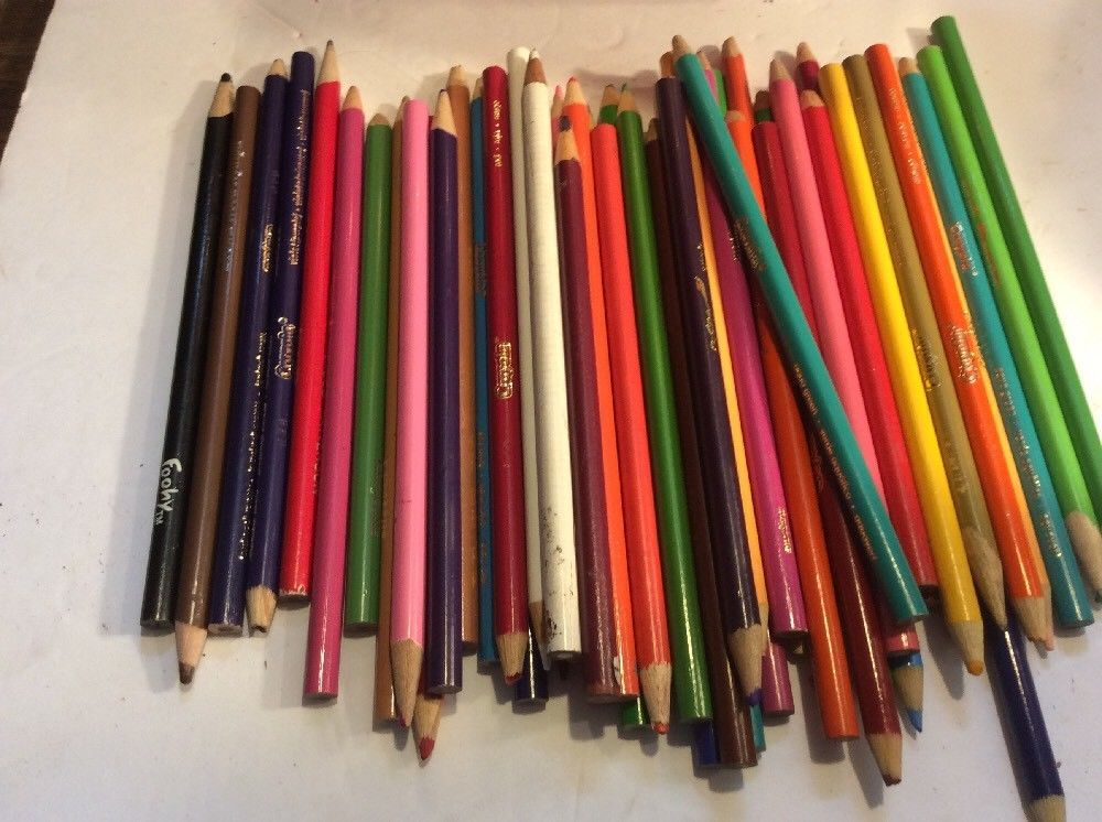 50+ Crayola And Other Brands, Colored Pencils Over 50 Total! - Pencils ...