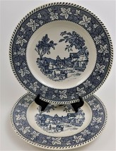 2 Shakespeare Country Stratwood Collection 10&quot; Dinner Plate  Blue  - $31.68