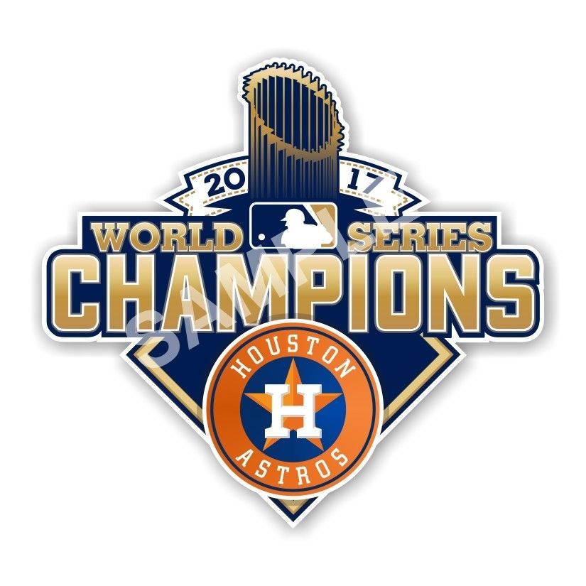 Houston Astros World Series Champions 2017 Decal / Sticker Die cut ...