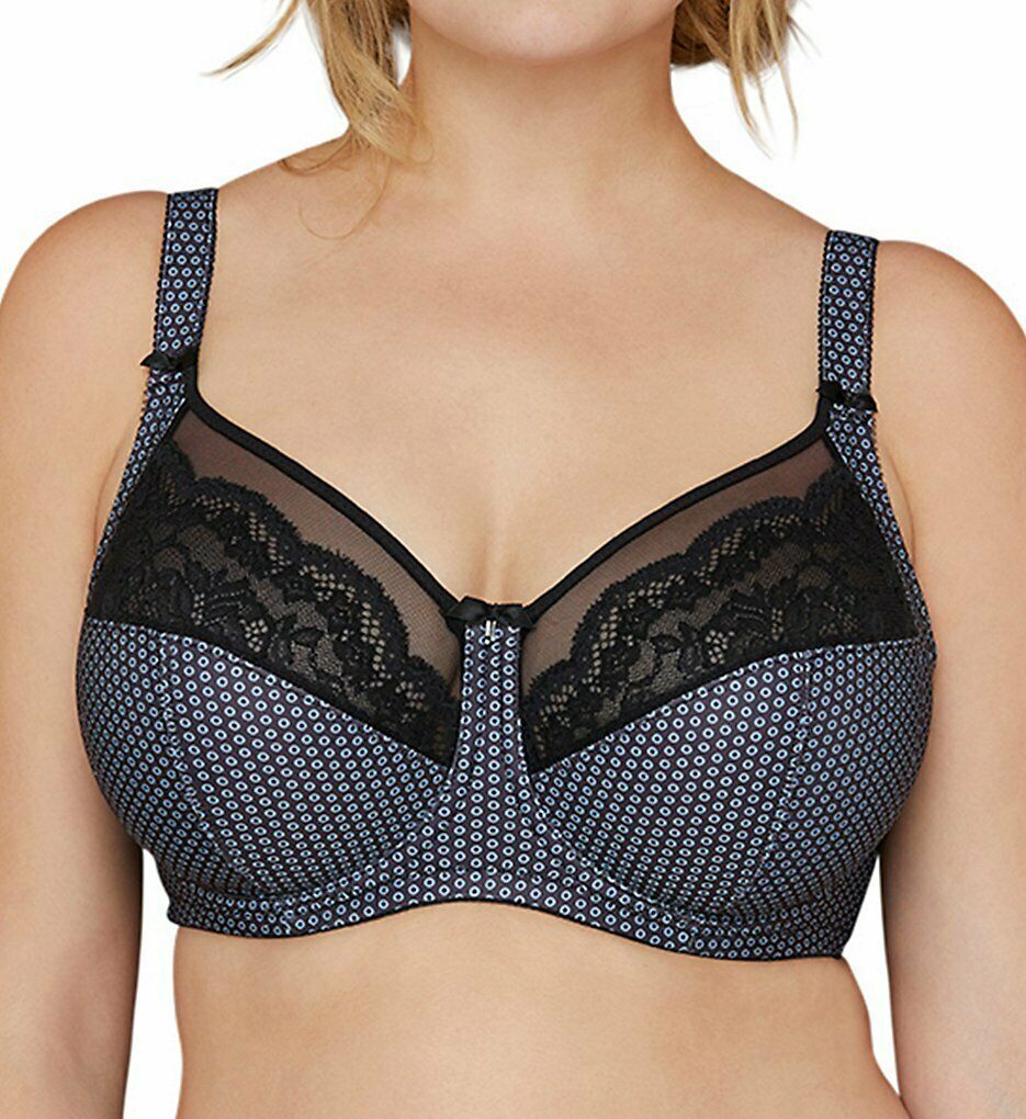Bramour BLACK PRINT Soho Full Coverage Bra, US 44K, UK 44H Bras & Bra