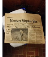 000 VTG Northern Virginia Sun Newspaper Aug 8th 1974 Nixon - $12.99