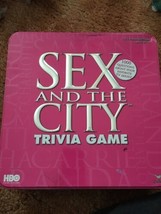 Sealed Sex In The City Trivia Game In Pink Tin - $36.00