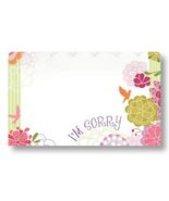 50 Blank I&#39;m Sorry Dove Flowers Enclosure Cards and Envelopes for Gifts ... - $19.95