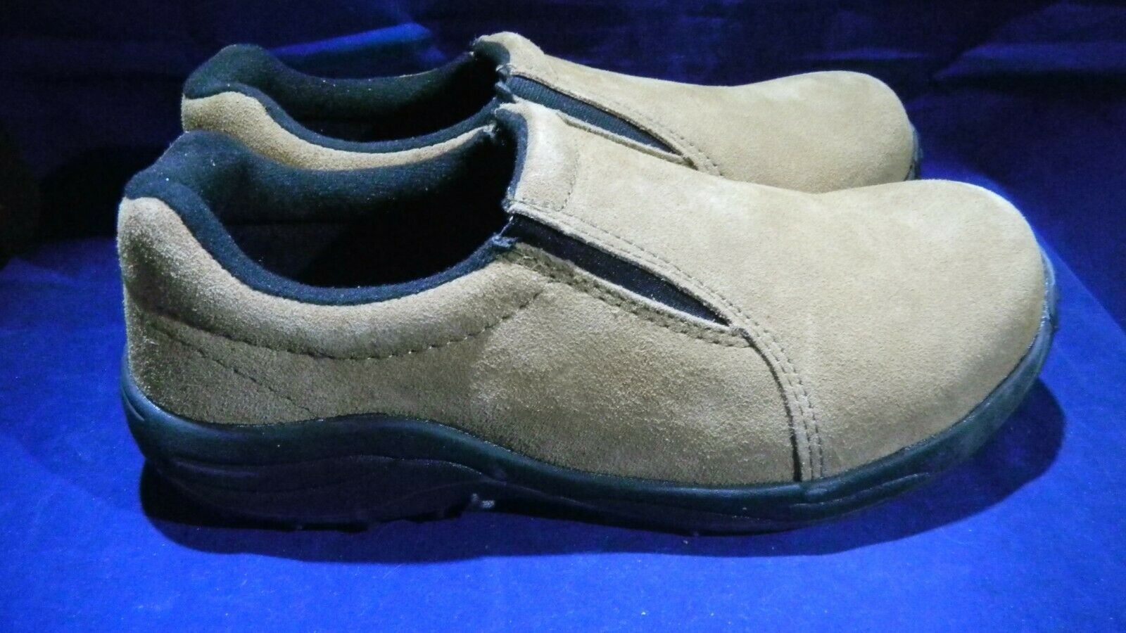 Brazos Work Force Slip On Leather Steel Toe Work Shoes Mens 11.5 Boots