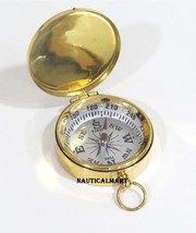 NauticalMart Pirate Solid Brass Pocket Compass