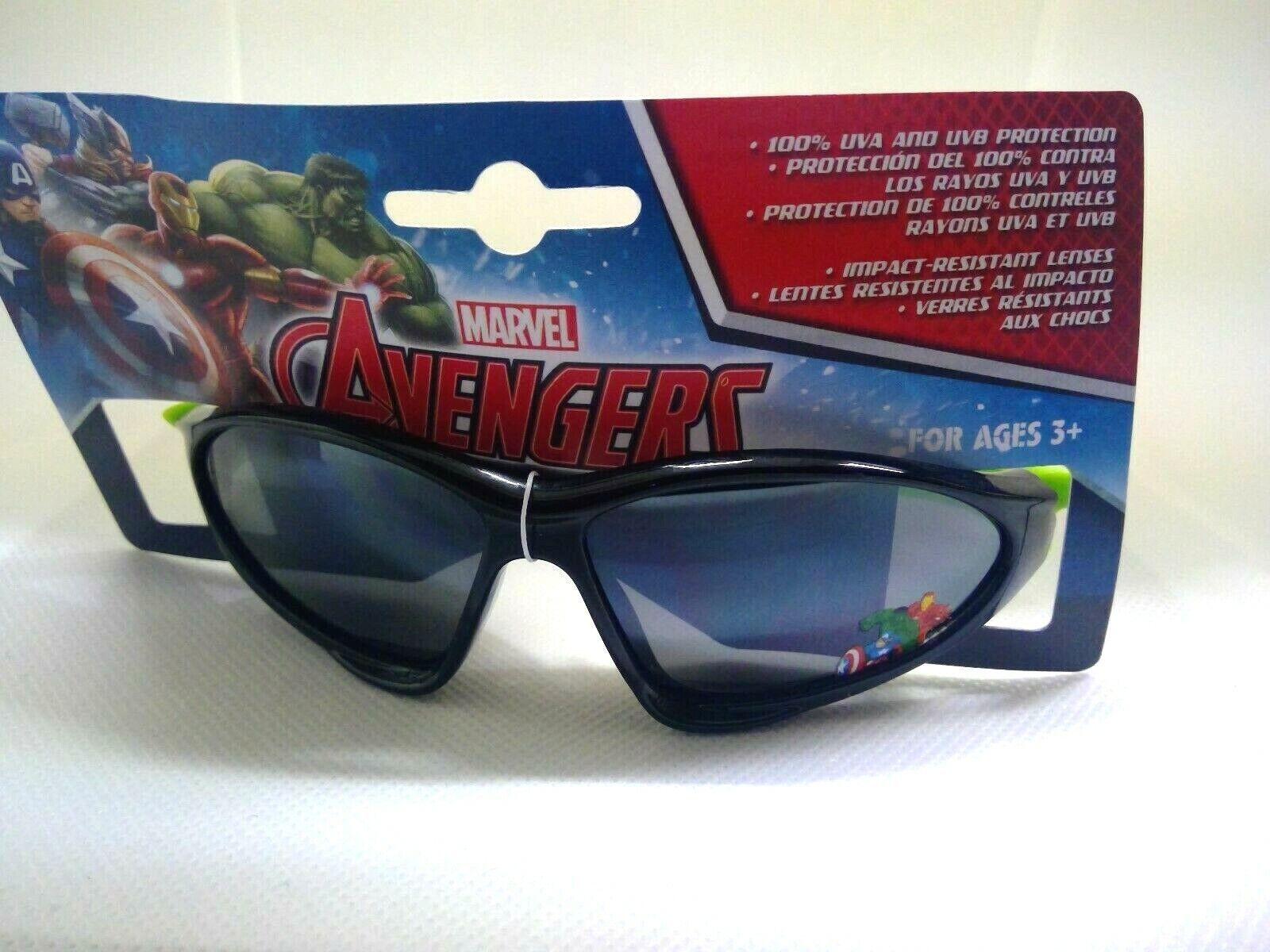 NEW NWT Boys Kids MARVEL Avengers Sunglasses Ironman Hulk Captain