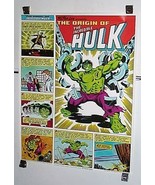 Vintage 1980 Incredible Hulk Coke Coca Cola Marvel Comics poster 1: Marv... - $129.99