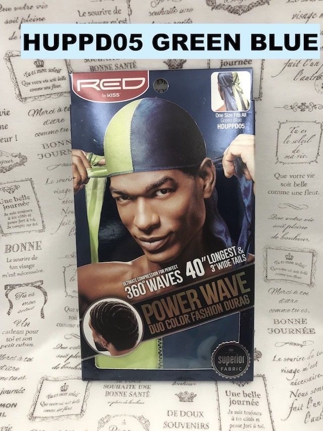 Set of 4 //Black Red Blue Purple Silky Durag Ultra Stretch Spandex Fabric LongTie