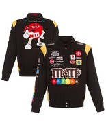 2022 Authentic Nascar Kyle Busch JH Design M&M's Full Snaps Black Cotton Jacket  - $148.49 - $168.29