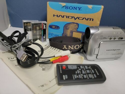 Agfa Sony Handycam DCR-HC21 NTSC Mini DV Camcorder PLEASE READ Remote PARTS ONLY 