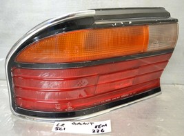1989-1990 Mitsubishi Galant 2000 GTX Left Driver Oem tail light 26 5C1 - $34.64