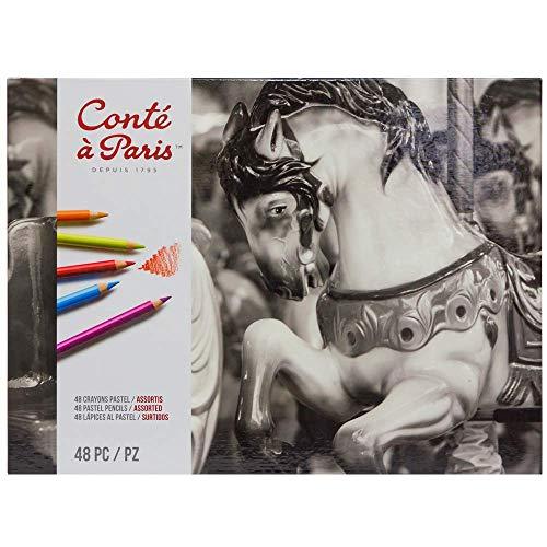 Conte a Paris Pastel Pencil Set, Assorted, Set of 48 the box, 9500017