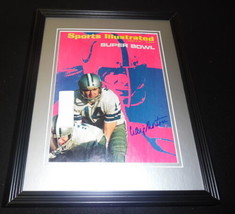Craig Morton Signed Framed 1971 Sports Illustrated Magazine Cover Cowboys image 1