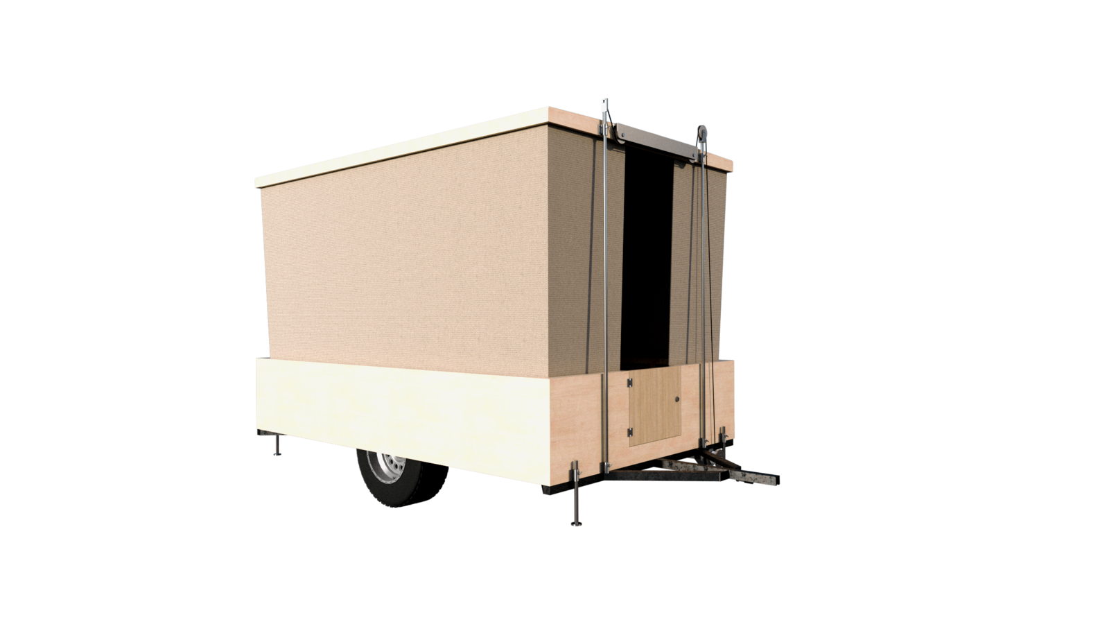 Pop Up Tent Camper Trailer Building Plans DIY RV Caravan How To Build